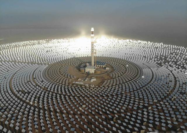 美卫星新发现:中国西部荒漠出现一道光斑,又是超级工程