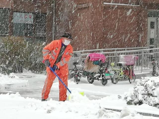 烟台开发区:抗击疫情,他们浴“雪”奋战
