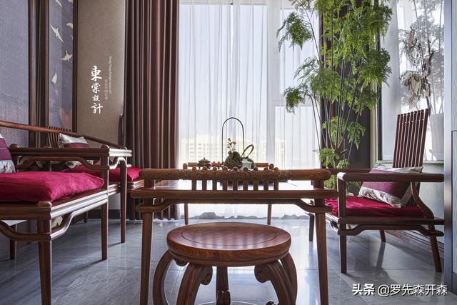 江苏·130㎡新中式家居装修设计实景;简约大方、含蓄雅致