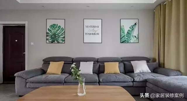 朋友刚装好的新房,一个客厅简洁大方,非常漂亮!