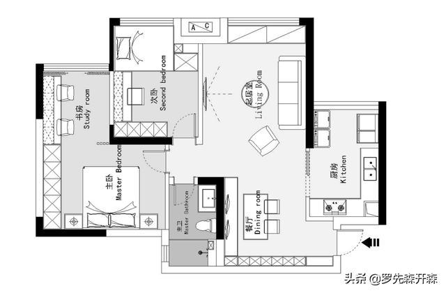78㎡精装房改造日式风格家居装修设计实景;温暖又充满生机的家