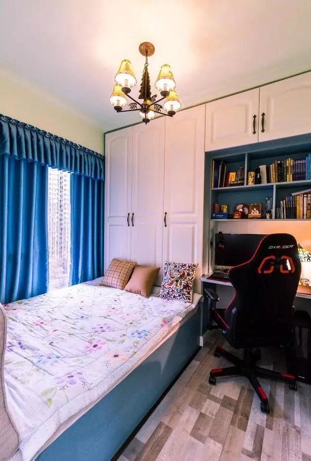 73㎡地中海风格蜗居,榻榻米+高低床太赞了,朋友常来做客
