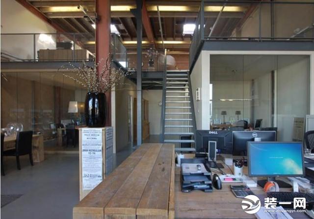分享工业风办公室装修风格效果图 做旧复古格调满满