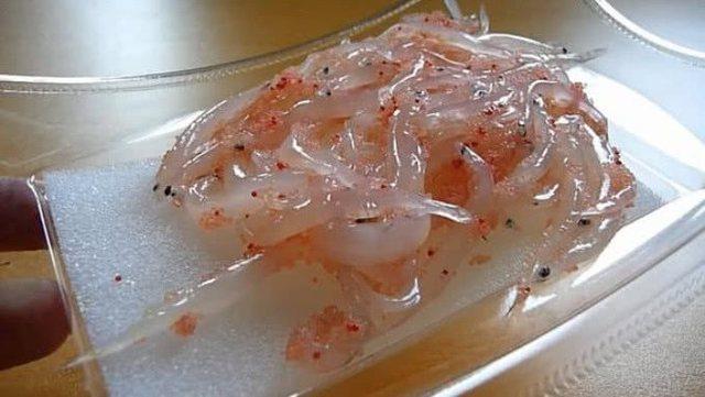 日本的美食分量未免小了点,买了份银鱼吃不到3口就完了