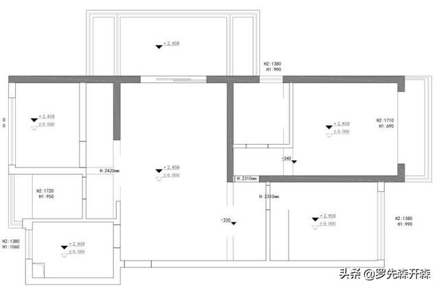 107㎡轻奢幻彩家居装修实景——沉醉在斑斓幻彩的美好中