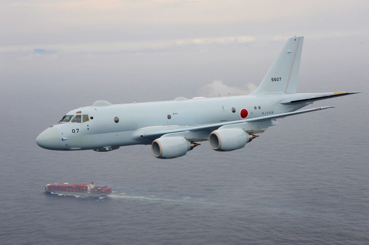 上一代反潜机日本选择了美制P-3C,新一代反潜机日本不再选择美制产品,而是独立研制了P-1反潜巡逻机