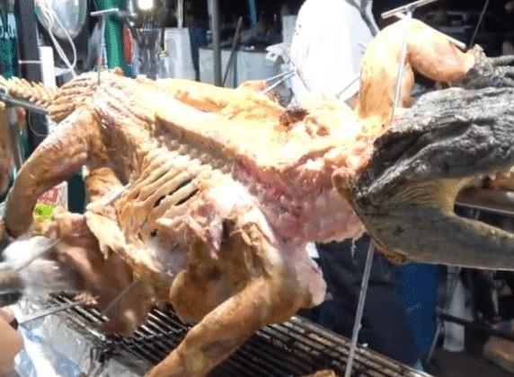 泰国的另类“烤鱼”,一天卖一条就赚大了,国内也有却不允许吃!