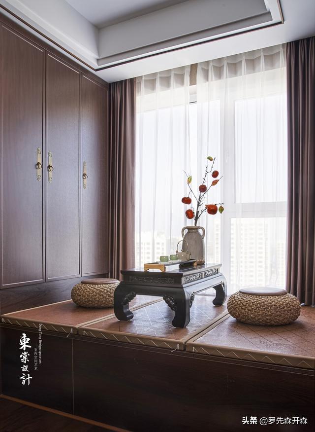 江苏·130㎡新中式家居装修设计实景;简约大方、含蓄雅致