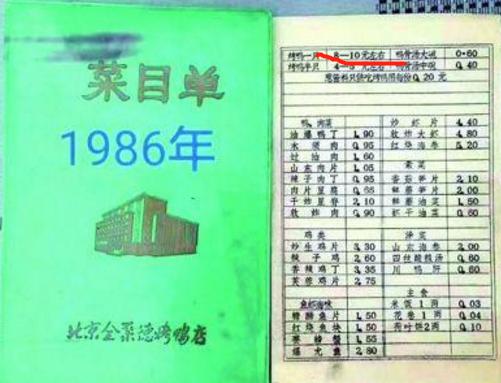 全聚德280元一只“烤鸭”,看到30年前价格后,网友:认真的?