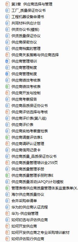 福利下载：采购与供应链全套资料，采购人必看