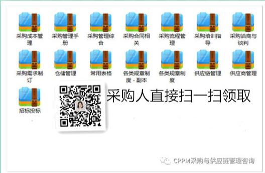 福利下载:采购与供应链全套资料,采购人必看