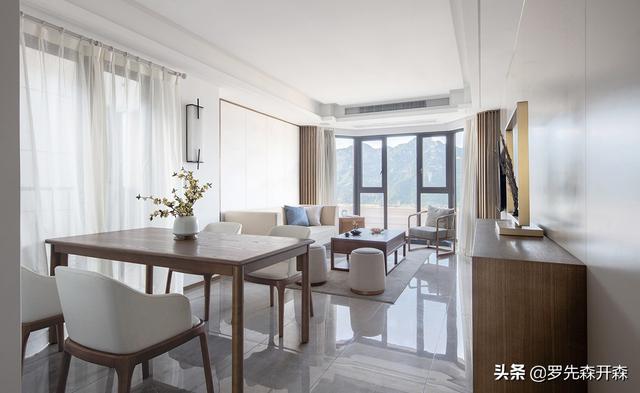 温州·现代+新中式家居装修设计实景;清韵