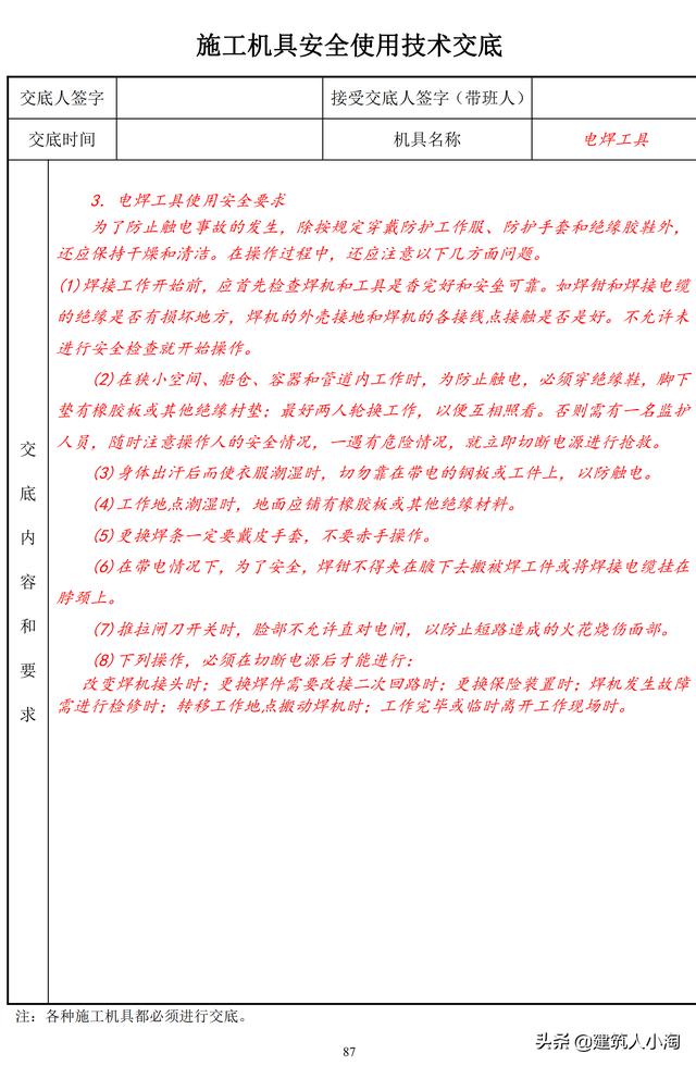 全套建筑工程安全资料-实例整理版