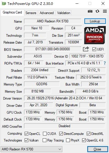 非公版A卡悍将，TUF3-RX5700 EVO用实力喊YES