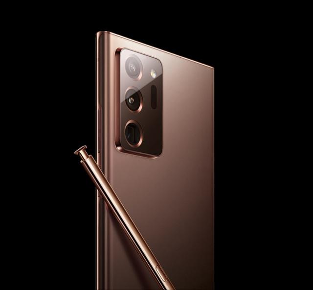 三星官方曝光Galaxy Note 20 Ultra:古铜色,三摄像头设计
