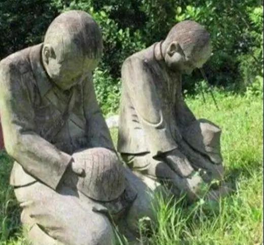 跪在中国境内的日本兵,日本多次要求拆除,中国:答应3个条件