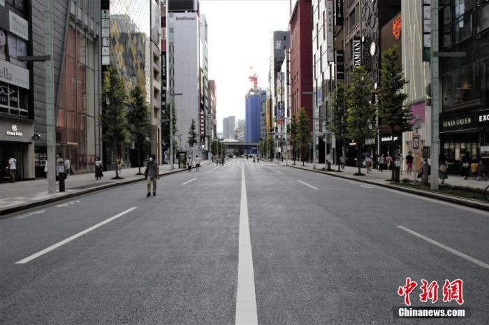 资料图:疫情下的日本首都东京。 中新社记者 吕少威 摄