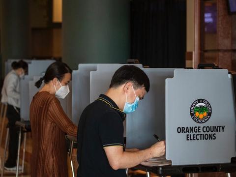 投票的选民。(图源:Getty Images)