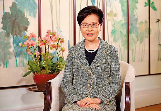 林郑月娥(图源:文汇网)