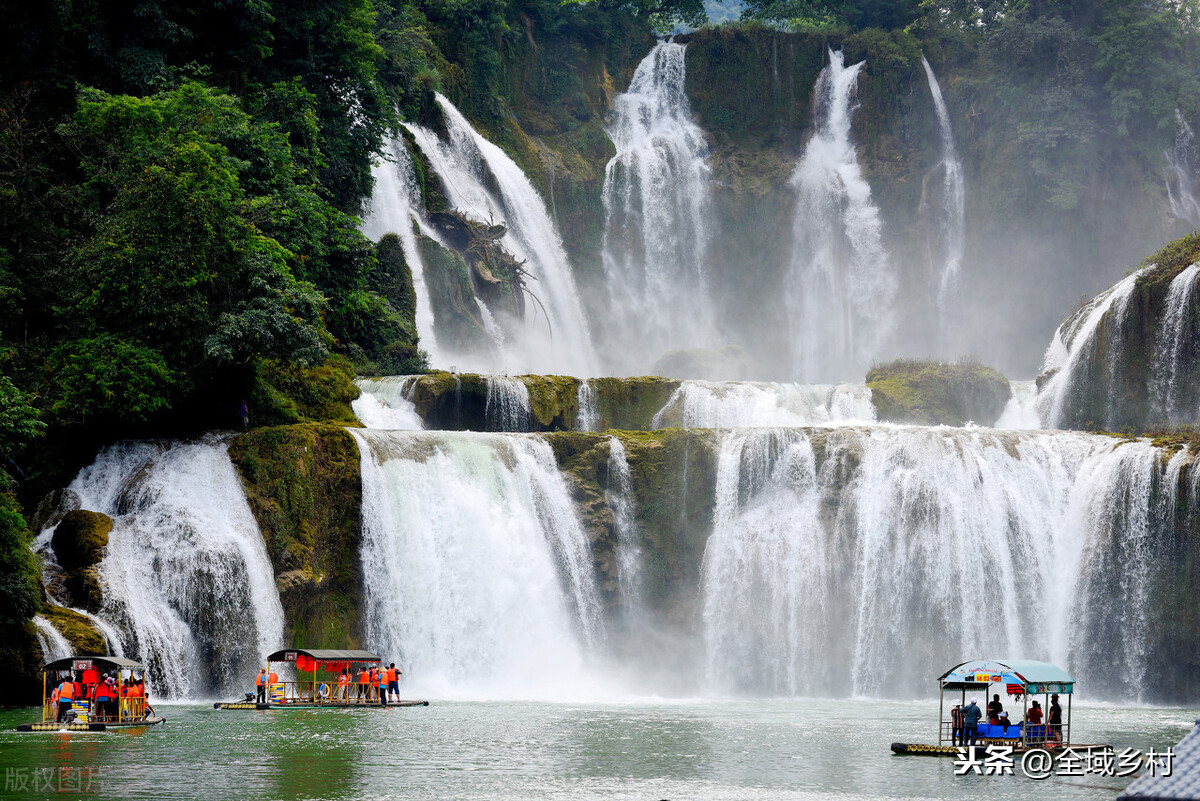广西旅游景点，除桂林山水，推荐德天瀑布、龙脊梯田和涠洲岛