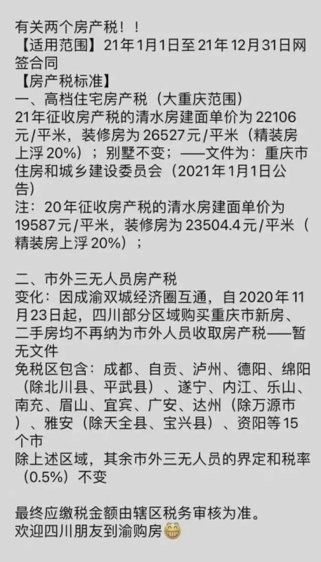 重庆楼市松绑!大招面向四川15城,对成都构成降维打击?