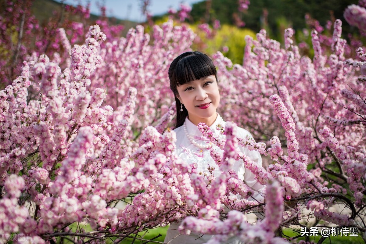 点评13张照片，分享4个摄影技巧，人像也能如鲜花般美好