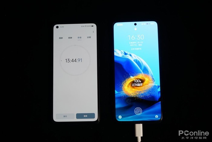 (realmeGTNeo3充满电量总计耗时13分44秒)